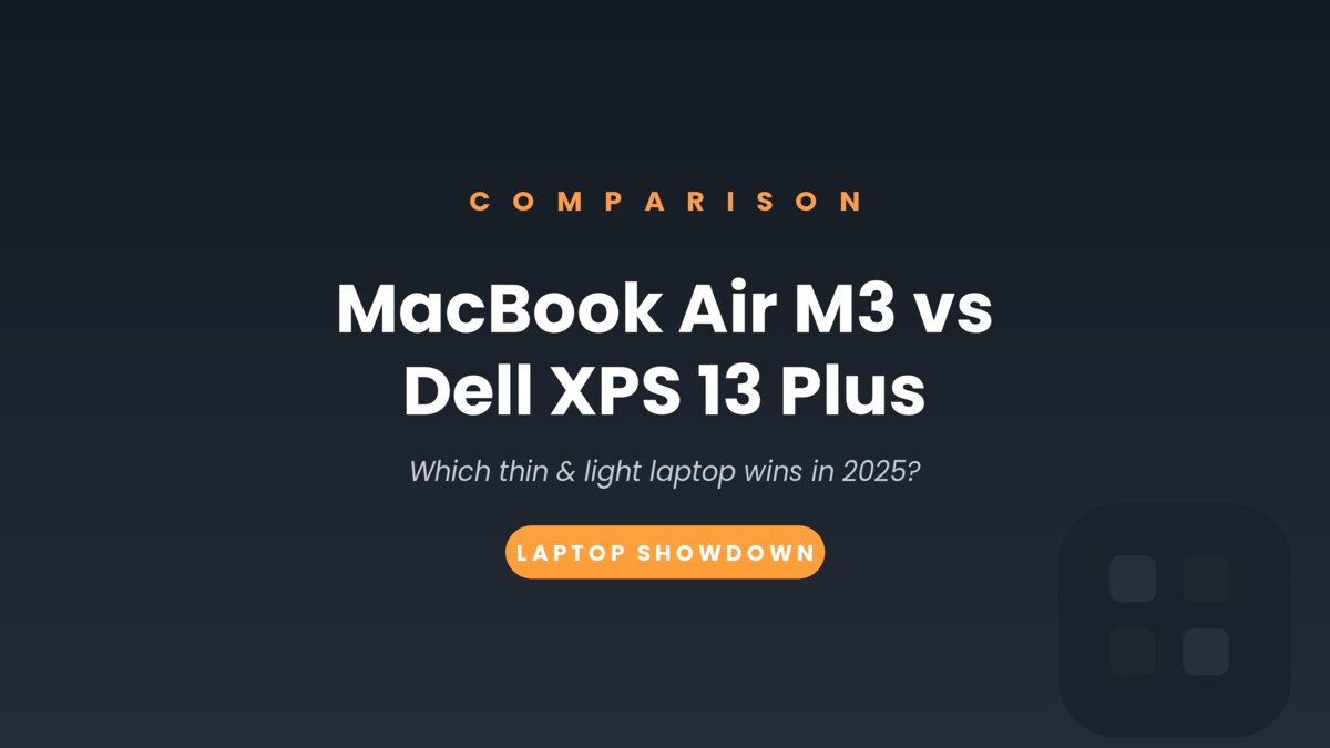 MacBook Air M3 vs Dell XPS 13 Plus comparison - PxlGuide