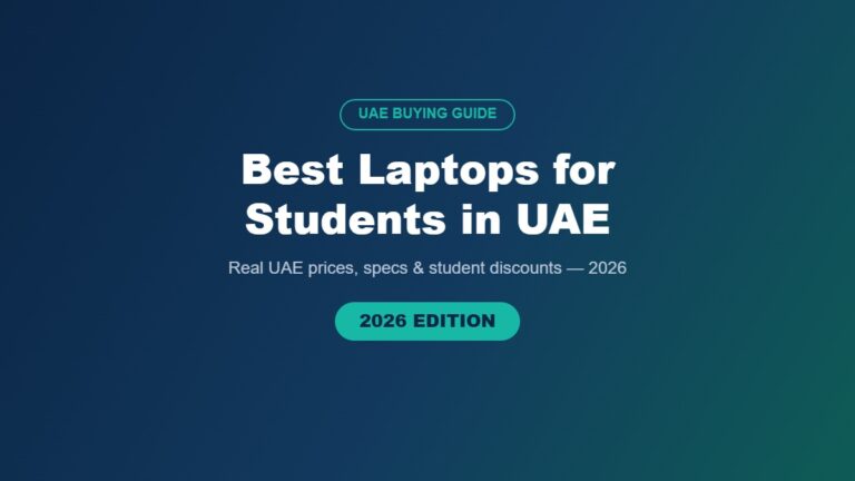 Best laptop for students in UAE 2026 buying guide banner