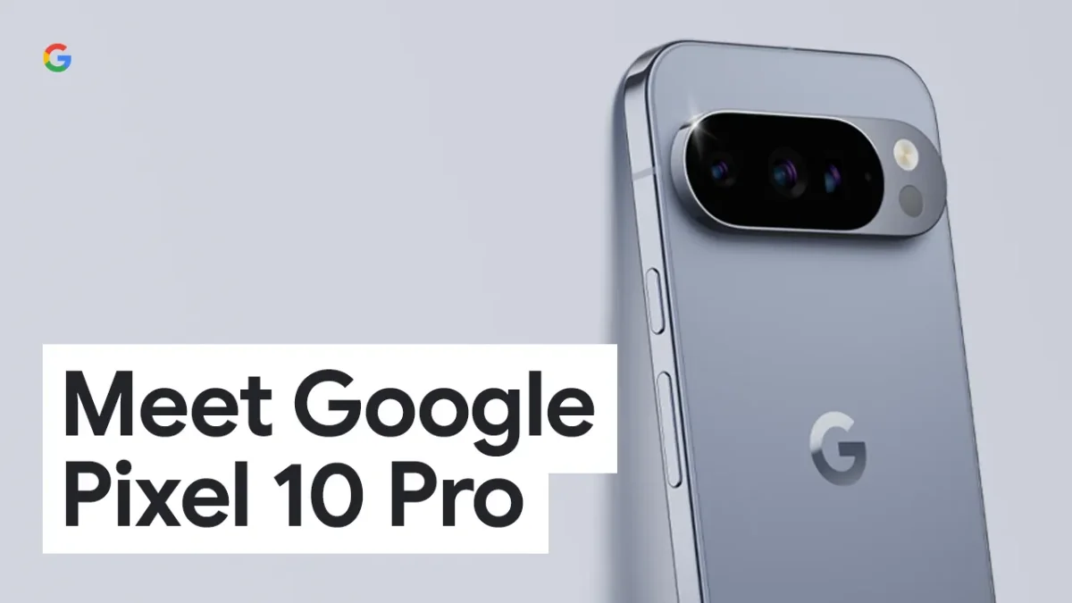 Google Pixel 10 Pro in Moonstone showing its triple camera bar for travel photography