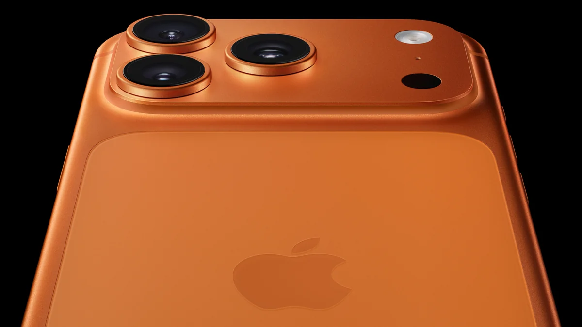 iPhone 17 Pro Max rear camera system with three 48MP Fusion cameras for travel photography and video